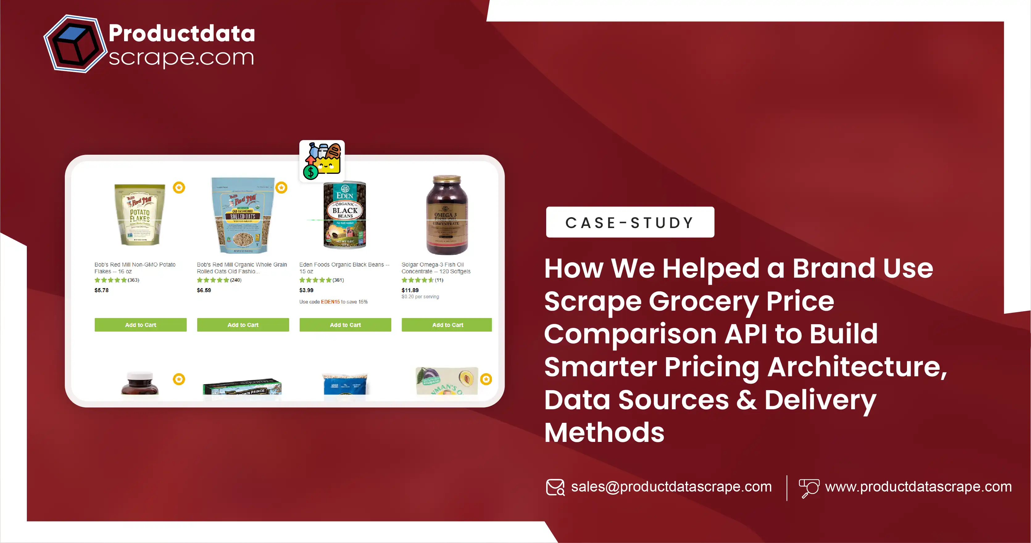 How We Helped a Brand Use Scrape Grocery Price Comparison API to Build Smarter Pricing Architecture, Data Sources & Delivery Methods